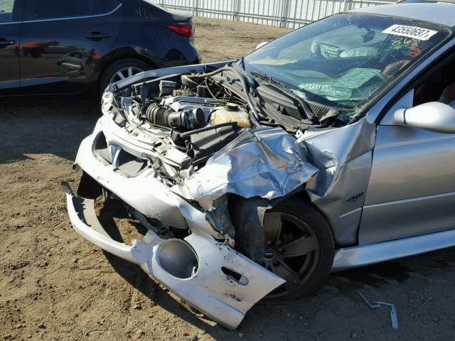 6G2VX12G14L258640 - 2004 PONTIAC GTO SILVER photo 9