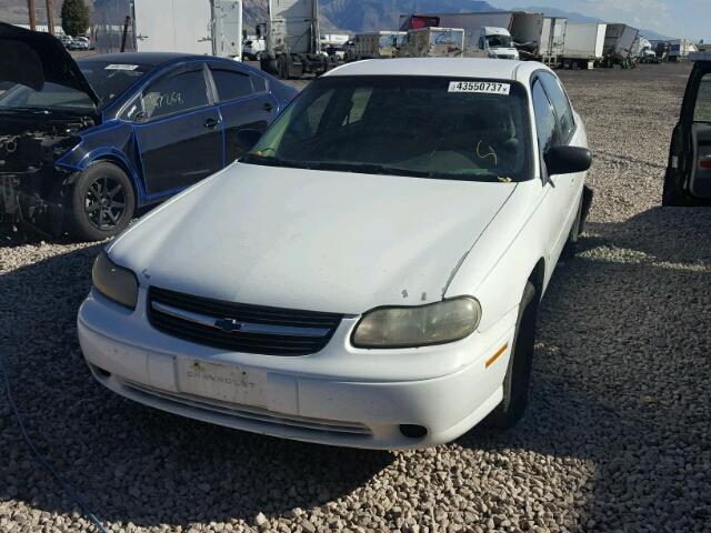 1G1ND52J71M580007 - 2001 CHEVROLET MALIBU WHITE photo 2