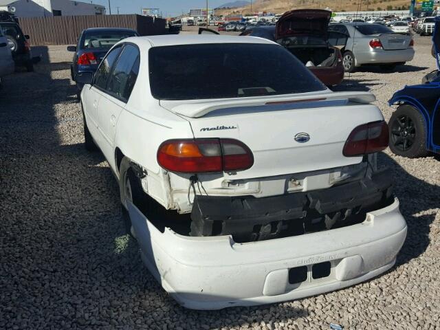 1G1ND52J71M580007 - 2001 CHEVROLET MALIBU WHITE photo 3