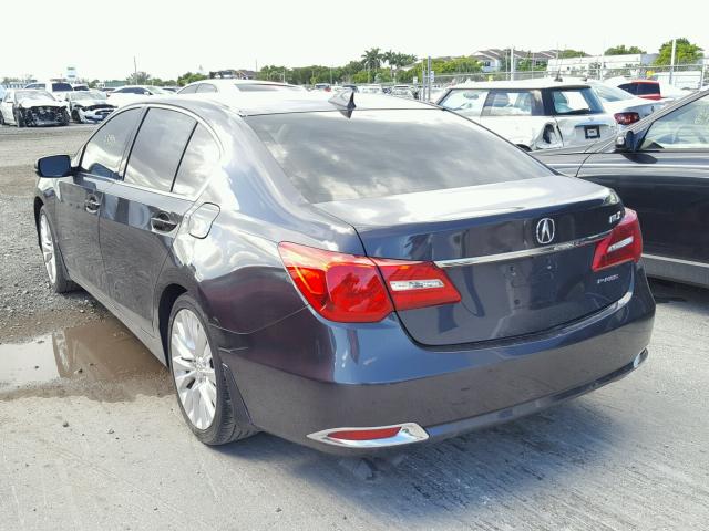 JH4KC1F55FC000851 - 2015 ACURA RLX TECH GRAY photo 3