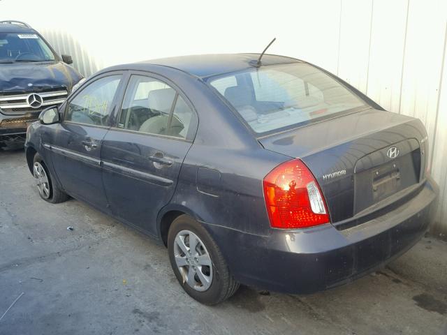 KMHCN46C28U241369 - 2008 HYUNDAI ACCENT GLS SILVER photo 3