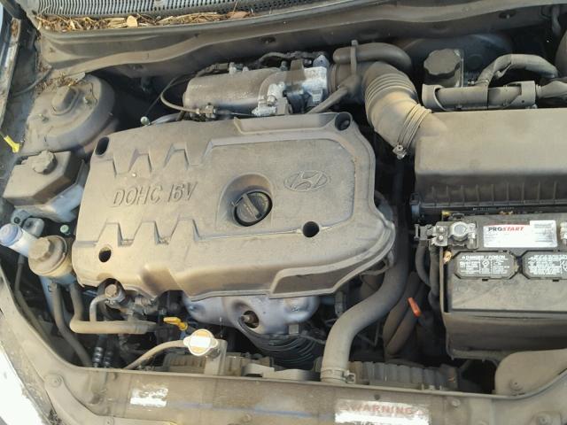 KMHCN46C28U241369 - 2008 HYUNDAI ACCENT GLS SILVER photo 7