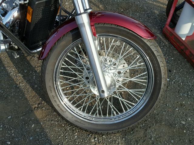 JH2PC21324M504033 - 2004 HONDA VT600 CD MAROON photo 9