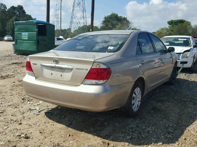 4T1BE32K76U731290 - 2006 TOYOTA CAMRY LE BEIGE photo 4