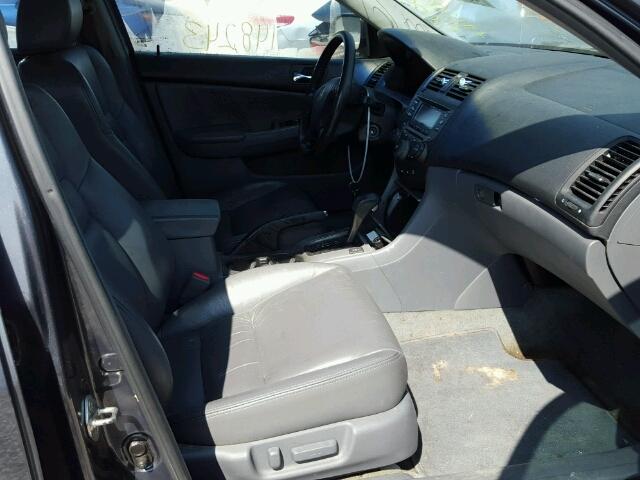 1HGCM66527A070791 - 2007 HONDA ACCORD EX BLUE photo 5