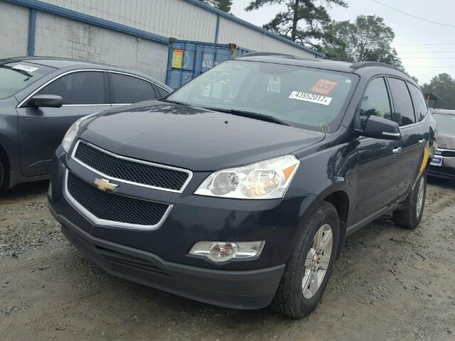 1GNKRGEDXCJ171704 - 2012 CHEVROLET TRAVERSE L BLACK photo 2