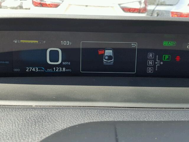 JTDKARFP8H3063887 - 2017 TOYOTA PRIUS PRIM თეთრი ფოტო 8