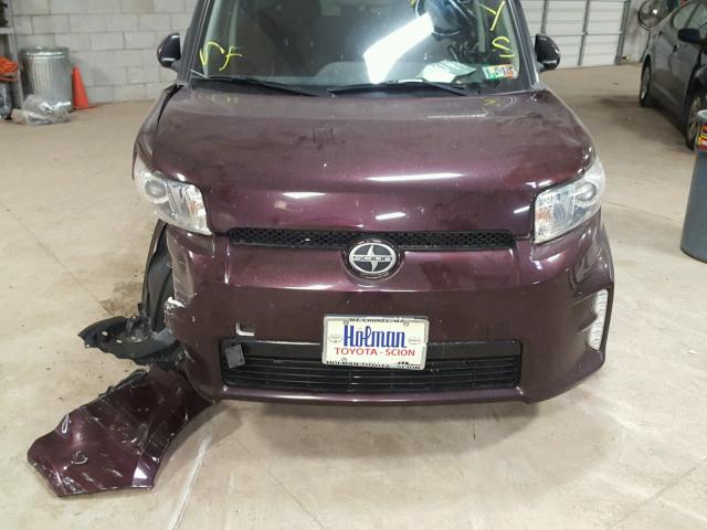 JTLZE4FE9EJ056723 - 2014 TOYOTA SCION XB BURGUNDY photo 7