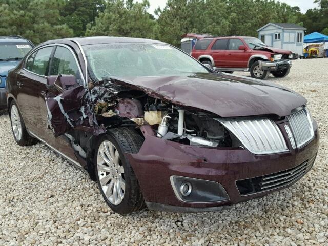 1LNHL9FT9BG613160 - 2011 LINCOLN MKS MAROON photo 1