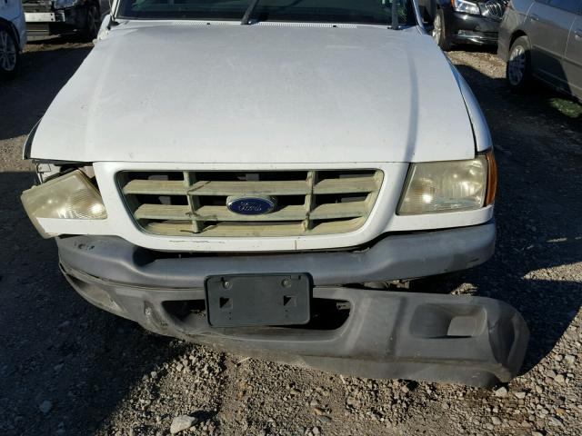 1FTYR10DX3PB19638 - 2003 FORD RANGER WHITE photo 7