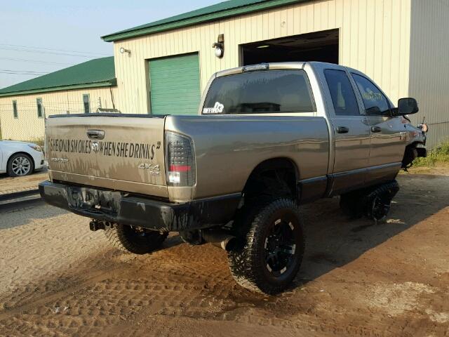 3D7KS28AX8G185702 - 2008 DODGE RAM 2500 S GOLD photo 4