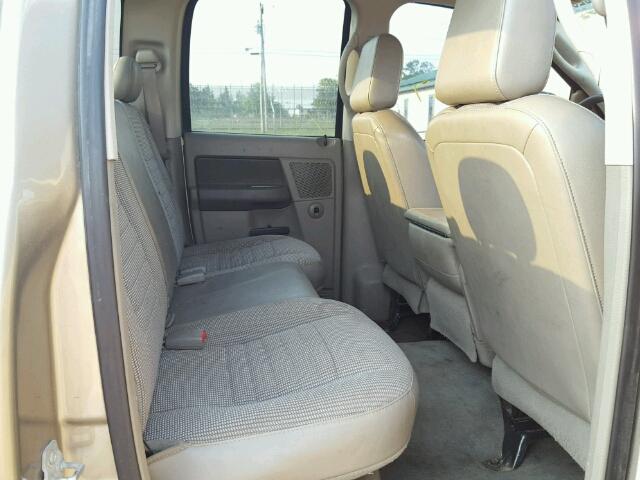 3D7KS28AX8G185702 - 2008 DODGE RAM 2500 S GOLD photo 6