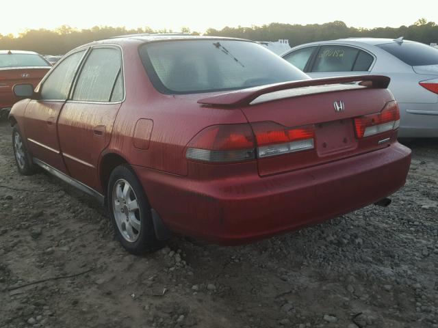 JHMCG56742C032945 - 2002 HONDA ACCORD RED photo 3