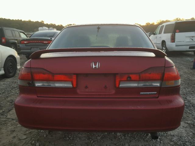 JHMCG56742C032945 - 2002 HONDA ACCORD RED photo 9