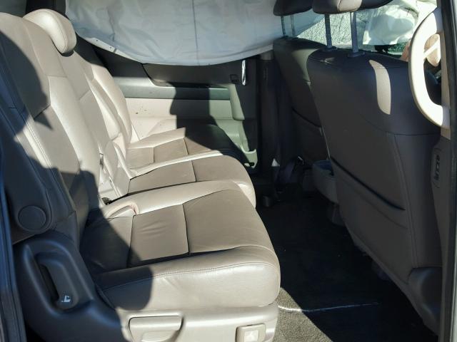 5FNRL5H67EB001305 - 2014 HONDA ODYSSEY GRAY photo 1