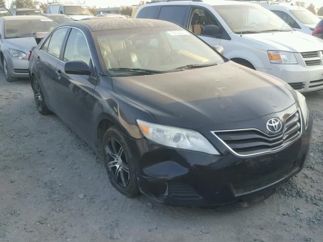 4T4BF3EKXAR018133 - 2010 TOYOTA CAMRY BASE BLACK photo 1