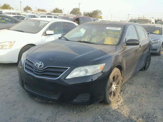 4T4BF3EKXAR018133 - 2010 TOYOTA CAMRY BASE BLACK photo 2