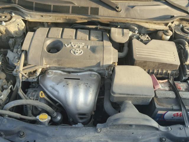 4T4BF3EKXAR018133 - 2010 TOYOTA CAMRY BASE BLACK photo 7