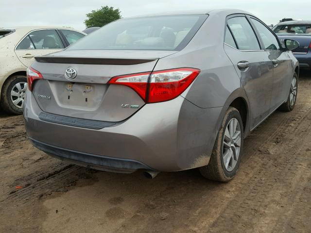5YFBPRHE7FP209243 - 2015 TOYOTA COROLLA EC 金色 照片 4