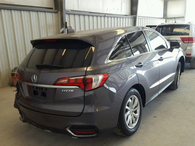 5J8TB3H53HL015855 - 2017 ACURA RDX TECHNO CHARCOAL photo 4