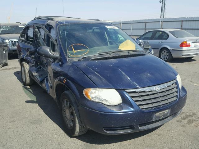 2A8GP54L86R714378 - 2006 CHRYSLER TOWN & COU BLUE photo 1