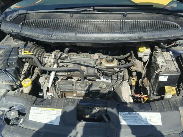 2A8GP54L86R714378 - 2006 CHRYSLER TOWN & COU BLUE photo 7