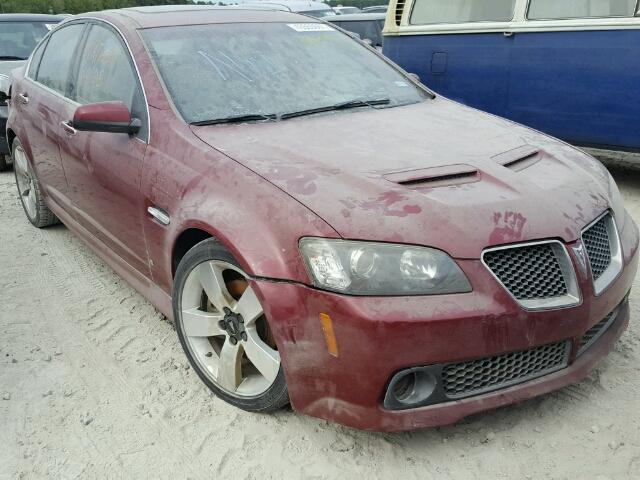 6G2EC57Y89L176917 - 2009 PONTIAC G8 GT RED photo 1