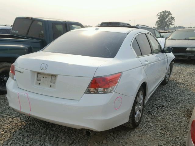 1HGCP26898A096123 - 2008 HONDA ACCORD EXL WHITE photo 4