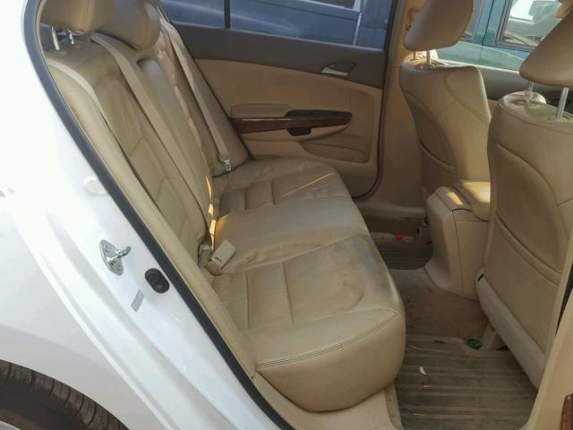 1HGCP26898A096123 - 2008 HONDA ACCORD EXL WHITE photo 6