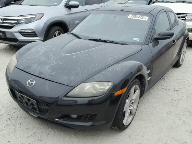 JM1FE17N040131387 - 2004 MAZDA RX8 BLACK photo 2