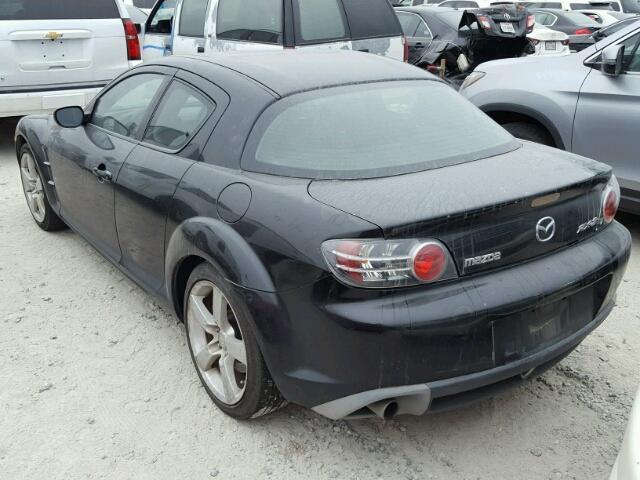 JM1FE17N040131387 - 2004 MAZDA RX8 BLACK photo 3