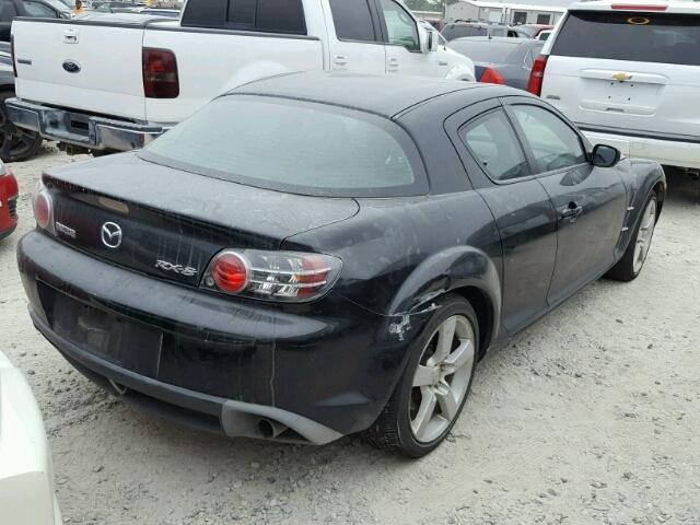 JM1FE17N040131387 - 2004 MAZDA RX8 أسود صورة 4