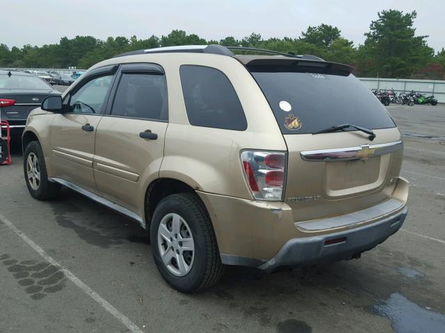 2CNDL23F756147740 - 2005 CHEVROLET EQUINOX LS GOLD photo 3