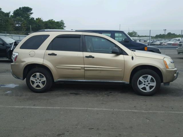 2CNDL23F756147740 - 2005 CHEVROLET EQUINOX LS GOLD photo 9