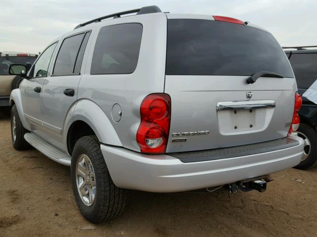 1D8HB58D65F583052 - 2005 DODGE DURANGO LI SILVER photo 3