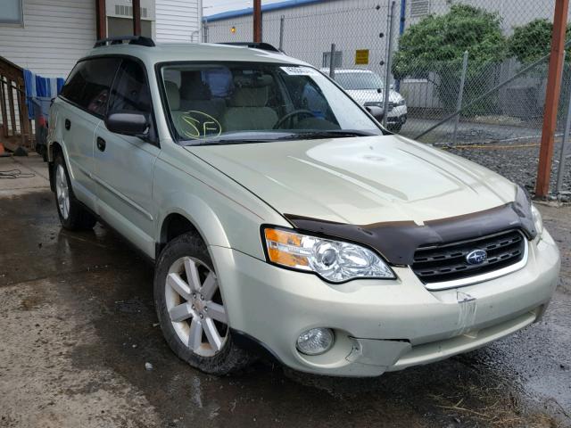 4S4BP61CX67346200 - 2006 SUBARU LEGACY OUT BEIGE photo 1