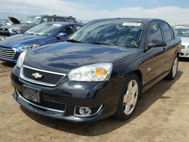 1G1ZW53176F300057 - 2006 CHEVROLET MALIBU SS BLACK photo 2