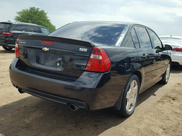 1G1ZW53176F300057 - 2006 CHEVROLET MALIBU SS 黑色 照片 4