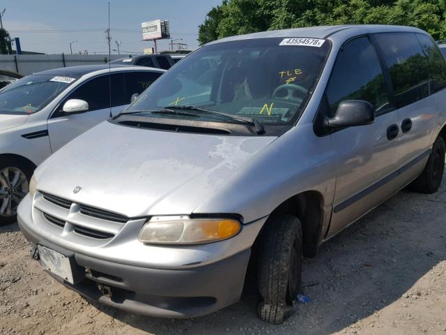 2B4GP25R9YR503540 - 2000 DODGE CARAVAN SILVER photo 2