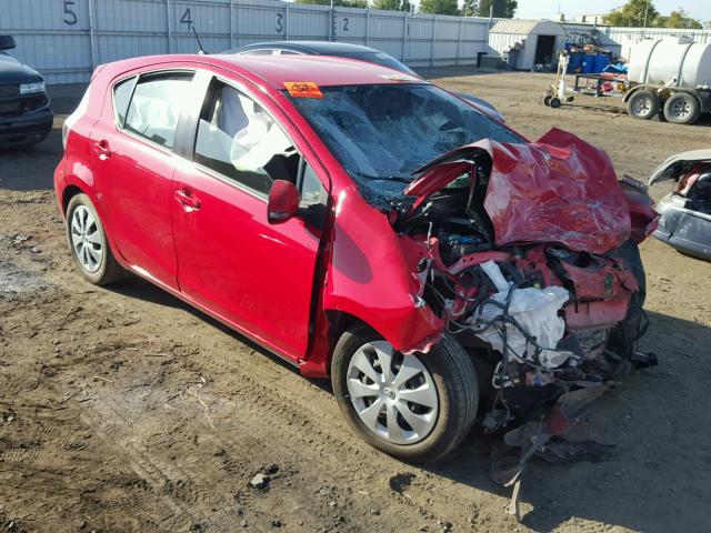 JTDKDTB34D1529330 - 2013 TOYOTA PRIUS C RED photo 1