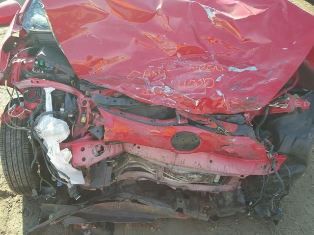 JTDKDTB34D1529330 - 2013 TOYOTA PRIUS C RED photo 7