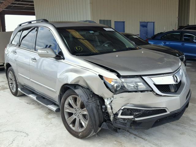 2HNYD2H79AH522511 - 2010 ACURA MDX ADVANC SILVER photo 1