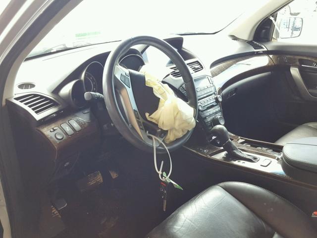 2HNYD2H79AH522511 - 2010 ACURA MDX ADVANC SILVER photo 9