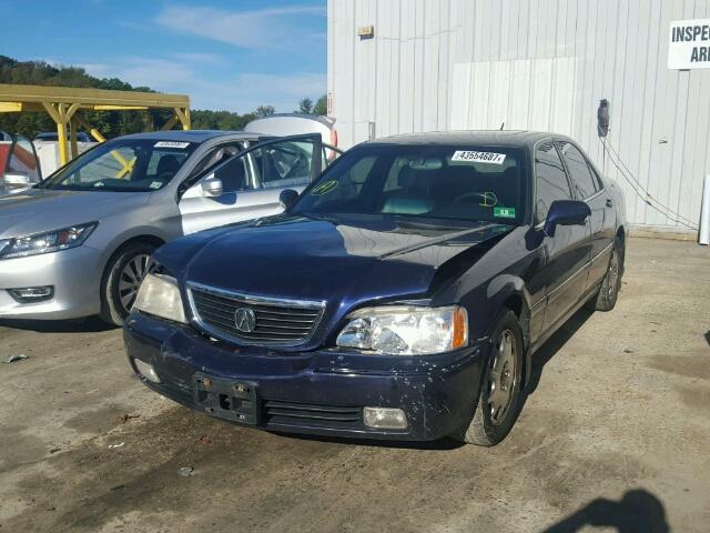 JH4KA96654C003954 - 2004 ACURA 3.5RL BLUE photo 2