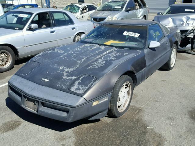 1G1YY2182K5113183 - 1989 CHEVROLET CORVETTE GRAY photo 2