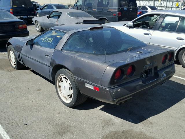 1G1YY2182K5113183 - 1989 CHEVROLET CORVETTE GRAY photo 3