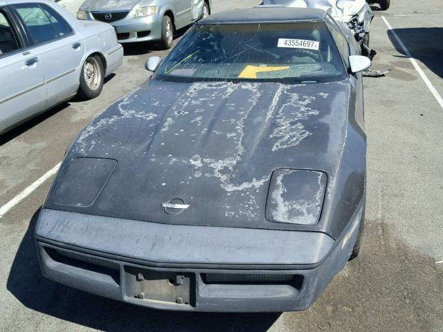 1G1YY2182K5113183 - 1989 CHEVROLET CORVETTE GRAY photo 9