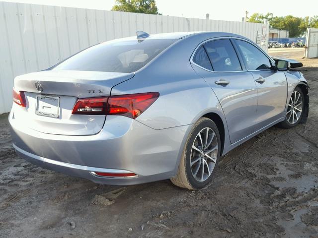 19UUB2F56FA017822 - 2015 ACURA TLX TECH ვერცხლისფერი ფოტო 4