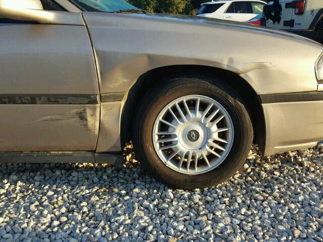 2G1WF55E729135116 - 2002 CHEVROLET IMPALA GOLD photo 10