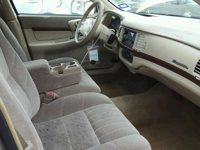 2G1WF55E729135116 - 2002 CHEVROLET IMPALA GOLD photo 5